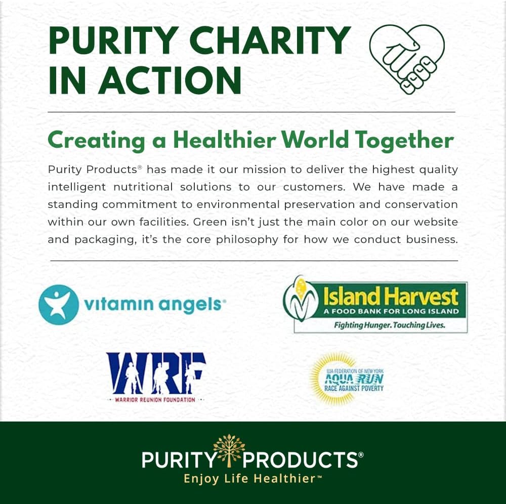 Purity Products Advanced Blueberry Detox Daily Fiber Formula Featuring PurityBlue Organic Wild Blueberries - A Full 6 Grams of Detoxifying, Regularity Promoting Prebiotic Fiber - 30 Servings : Health & Household