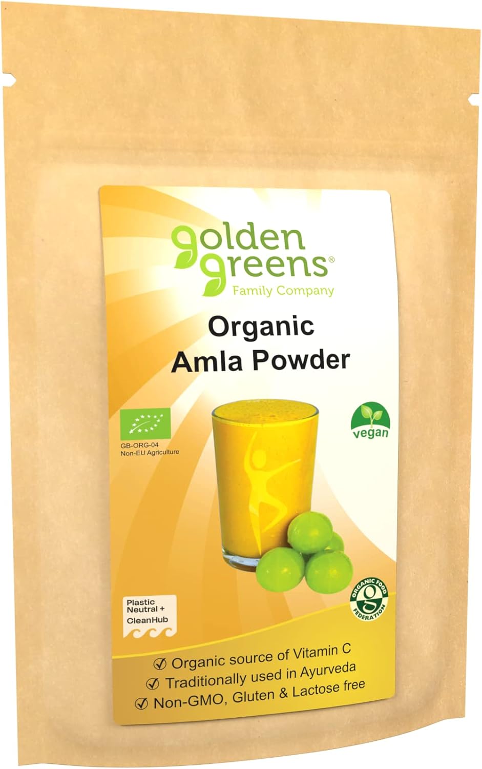 Golden Greens Organic Amla Powder 200G