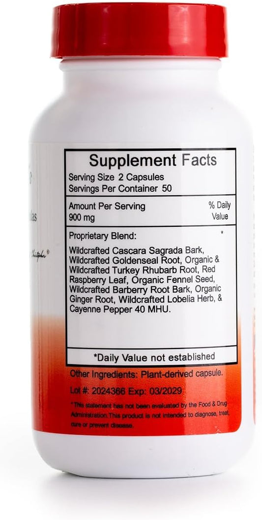 Christopher'S Original Formulas Lower Bowel Cleanse Formula Capsules - Herbal Laxative Colon Cleanse And Gut Cleanse 100 Ct