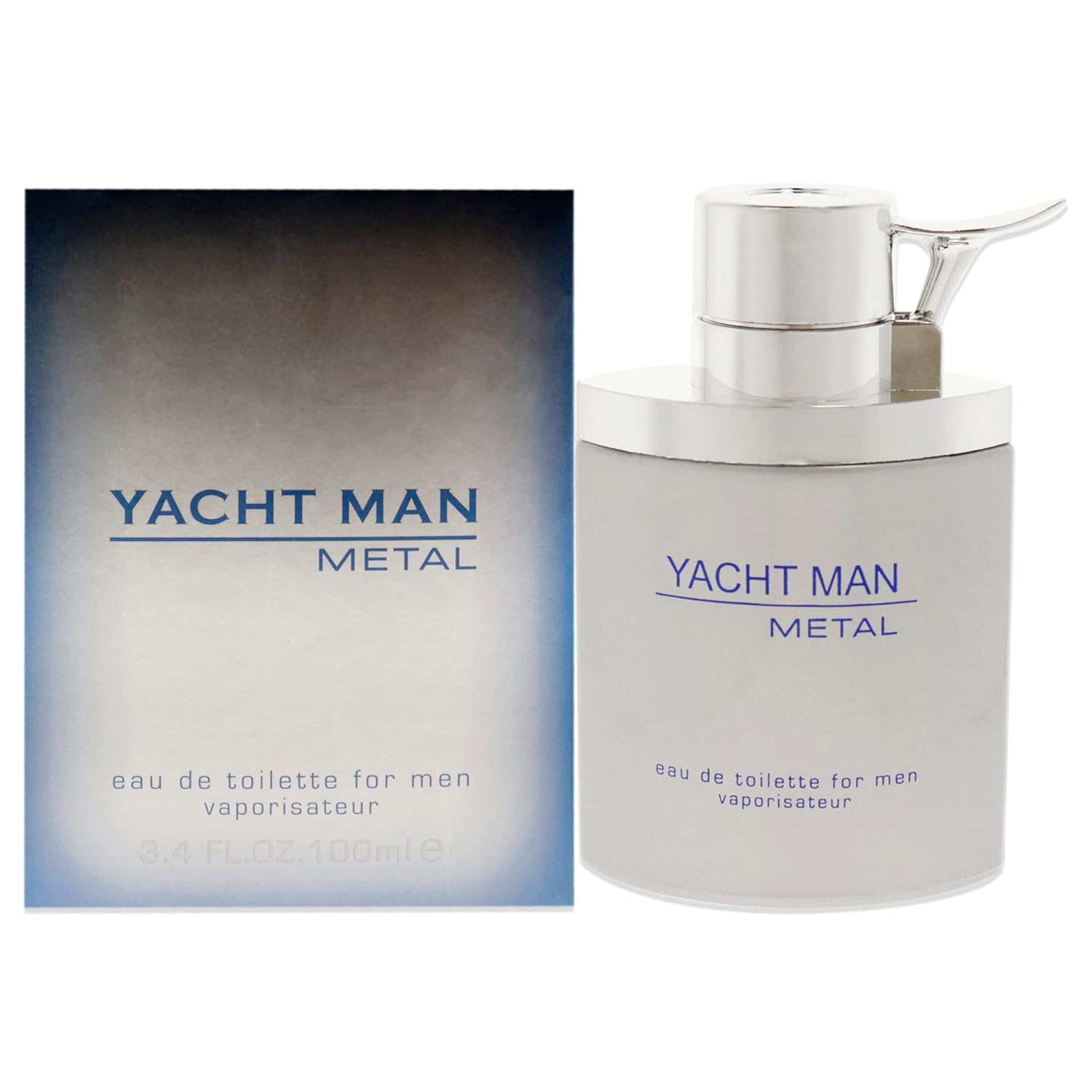 Myrurgia Yacht Man Metal Toilette Spray For Men, 3.40-Ounce