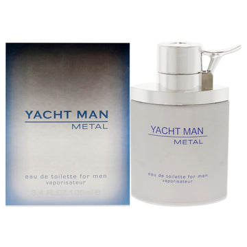 Myrurgia Yacht Man Metal Toilette Spray For Men, 3.40-Ounce