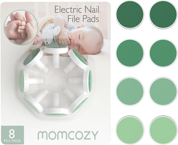 Momcozy Baby Nail Trimmer Replacement Pads, Electric Nail Trimmer Grinding Pads For Momcozy Electric Nail Trimmer Use Only, 8 Counts Replacement Pads