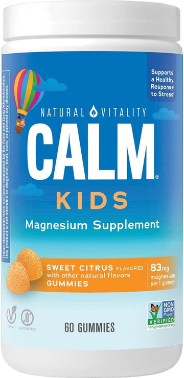 Natural Vitality Calm Kids - Sweet Citrus 60 Gummies