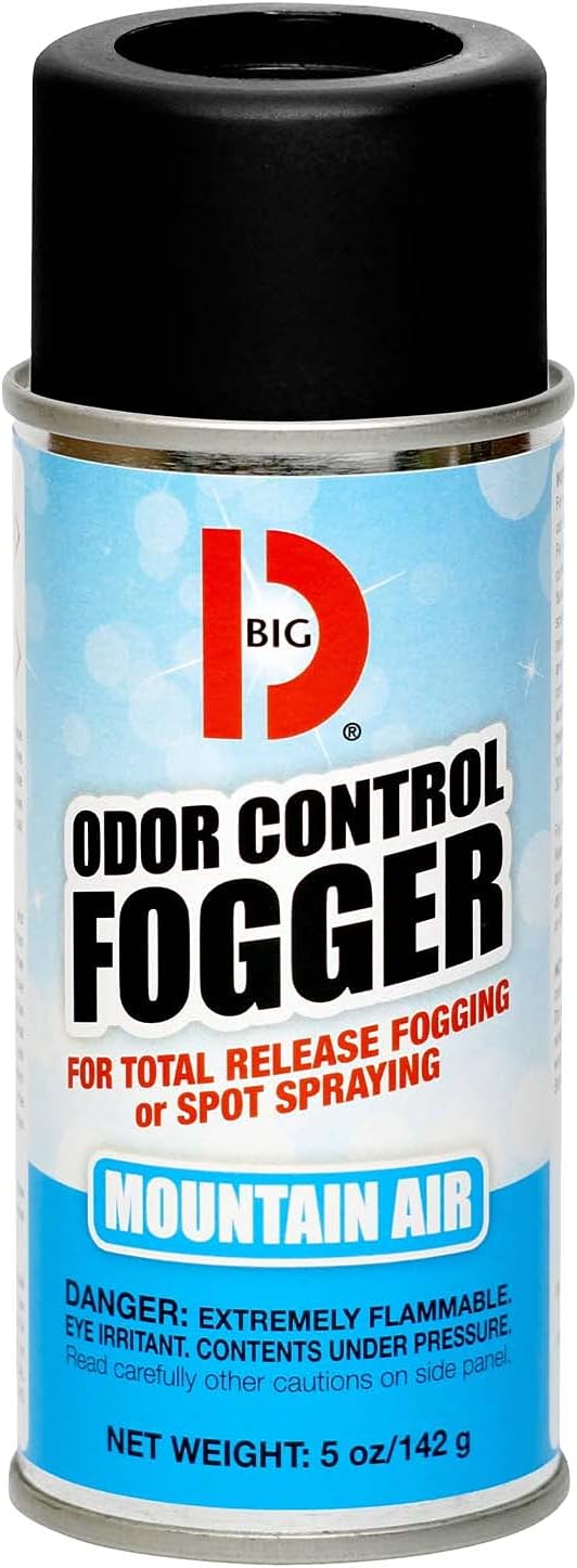 Big D 344 Odor Control Fogger Mountain Air Scent 5 oz Aerosol 12/Carton : Industrial & Scientific