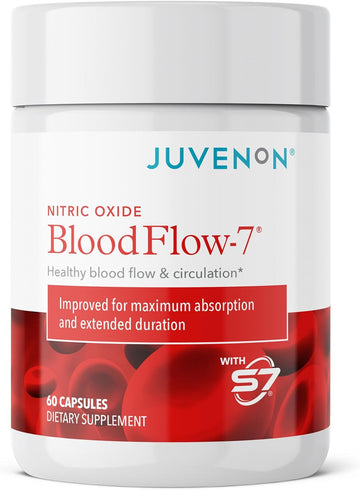 Juvenon BloodFlow-7 Nitric Oxide Supplement with Nitrosigine