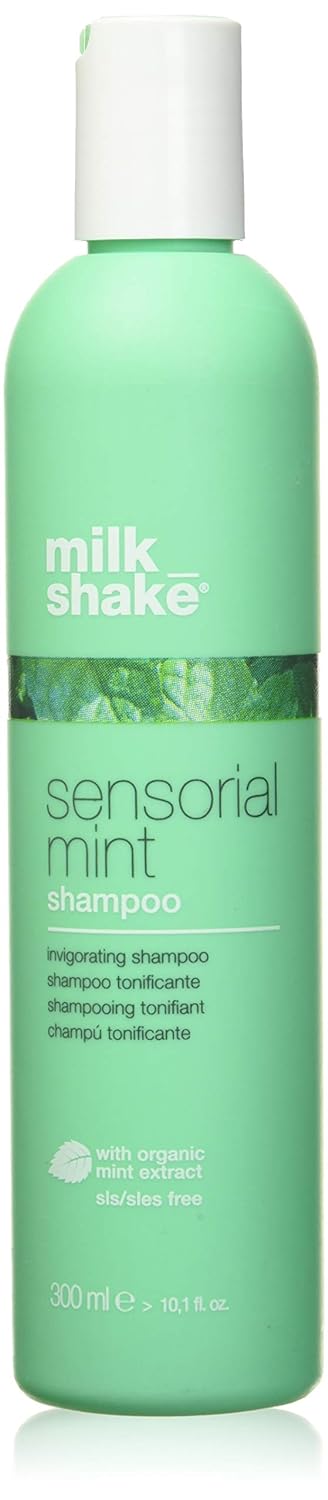 milk_shake Sensorial Mint Shampoo with Organic Mint Extract - Frequent Use SLS-Free, SLES-Free & Paraben Free Formula