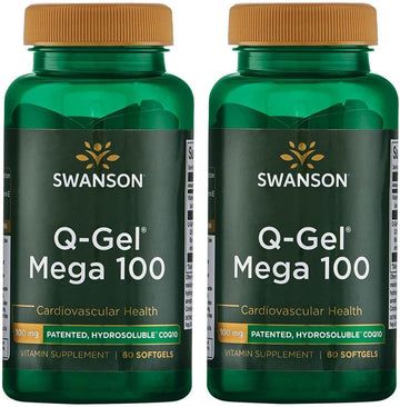 Swanson Q-Gel Mega 100 100 Milligrams 60 Sgels (2 Pack)