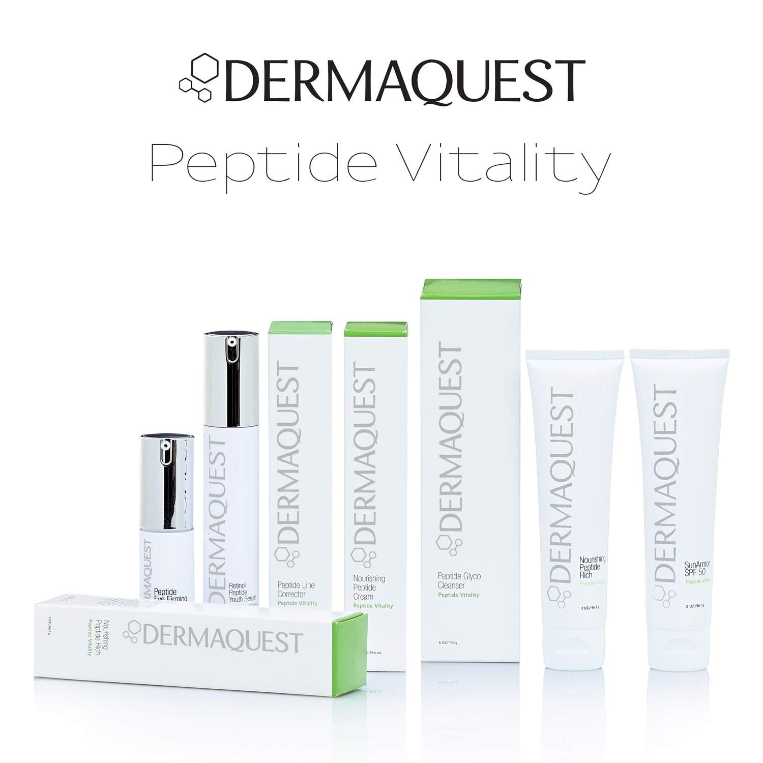 Dermaquest Peptide Vitality Nourishing Peptide Cream - Anti Aging, Hydrating, Face Moisturizer Reduces Wrinkles & Fine Lines - For Normal To Dry Skin - For Men & Women (2Oz) : Beauty & Personal Care