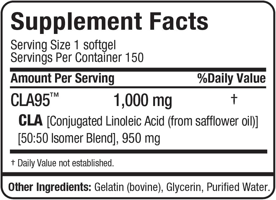 ALLMAX Nutrition CLA95, 1,000 mg, 150 Softgels : Health & Household