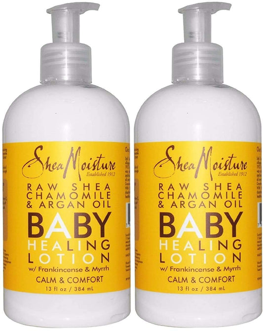 Shea Moisture Raw Shea Chamomile & Argan Oil Baby Lotion 13 oz (Pack of 2) : Baby