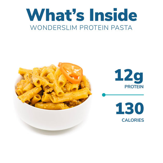 Wonderslim Protein Pasta, Spicy Cheese, 130 Calories, 12G Protein (7Ct)