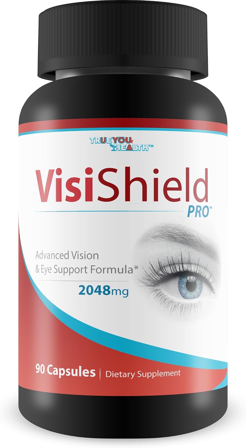 Visishield Pro - Vision Supplement - Advanced Vision & Eye Support Formula - Promote Macula, Retina, & Ocular Health - Support Clear Vision - Antioxidant Eye Cell Support - Help Reduce Blurred Vision