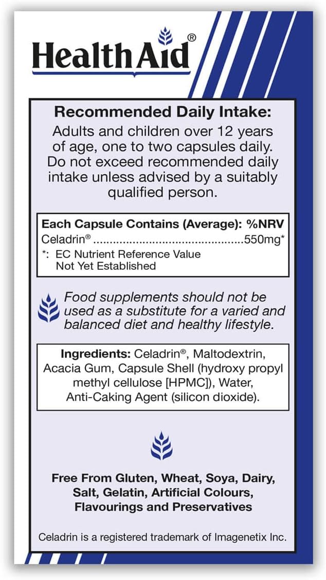 HealthAid Celadrin - 60 Tablets : Amazon.co.uk: Health & Personal Care