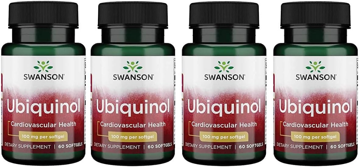 Swanson Ubiquinol 100 Mg 60 Sgels 4 Pack