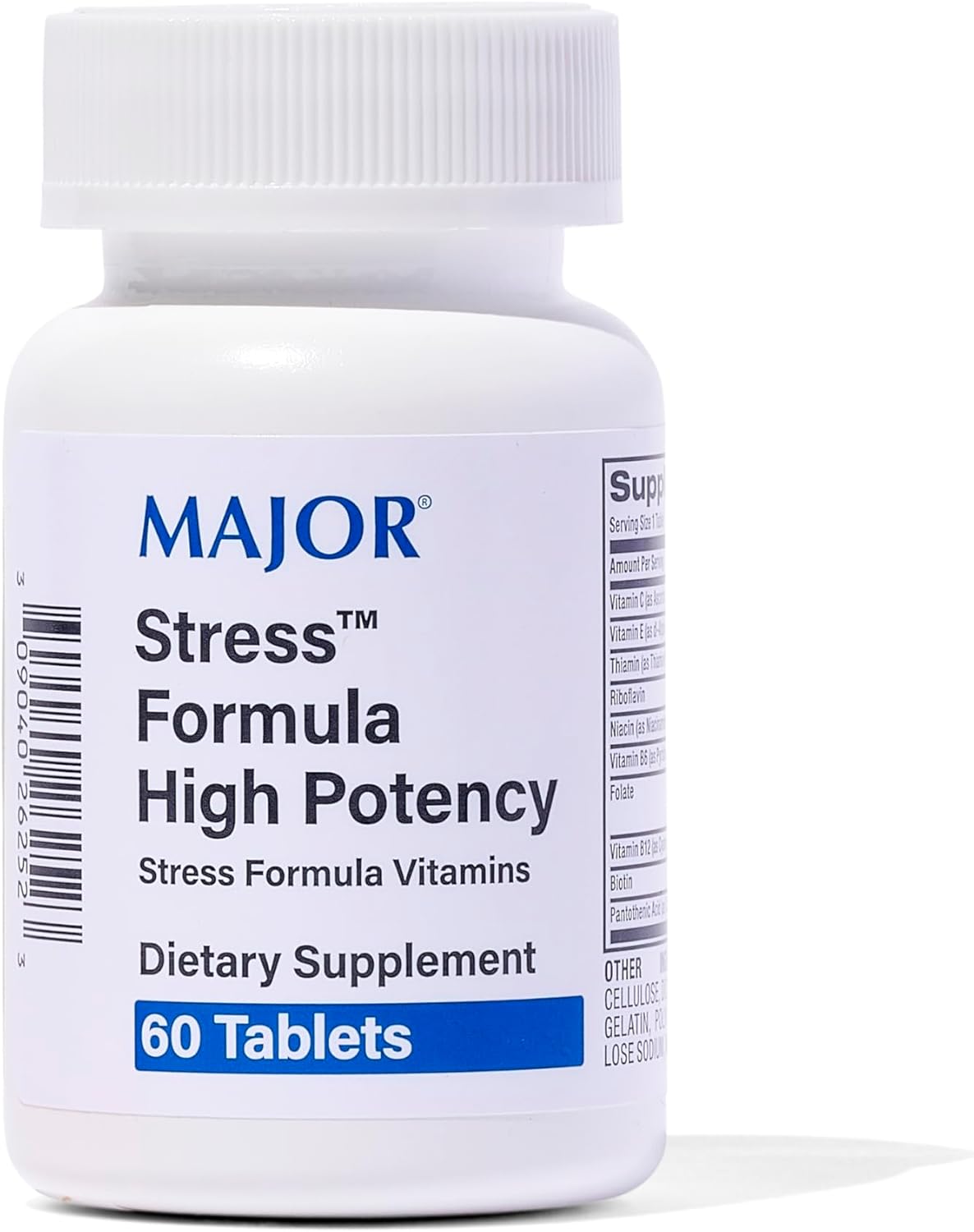 Major Stress Formula - High Potency Stress Formula Vitamins - Dietary Supplement - 60 Tablets