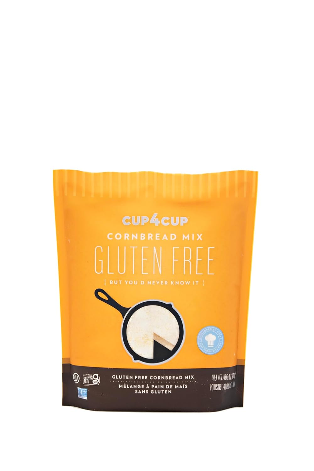 Cup4Cup Cornbread Mix, 0.88 Pounds, Certified Gluten Free, Dairy Free, Non-GMO, Kosher, Made in the USA