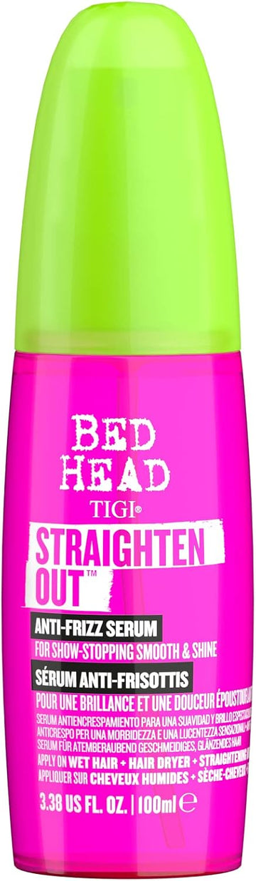 Bed Head By Tigi - Straighten Out Anti Frizz Hair Serum - For Smooth Shiny Hair - 100 Ml