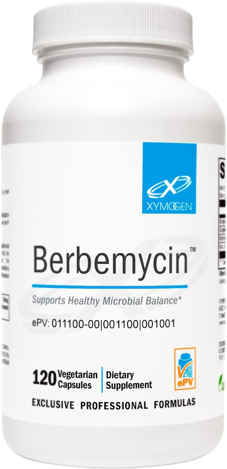 XYMOGEN Berbemycin - Berberine Supplement with Oregon Grape Root, Grap
