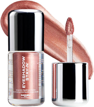 Sacheu Liquid Eyeshadow Stay-N Longwear Eye Makeup — Buildable Highly Pigmented & Blendable Eye Shadow Cream In Matte & Shimmer Finishes, Girly Pop