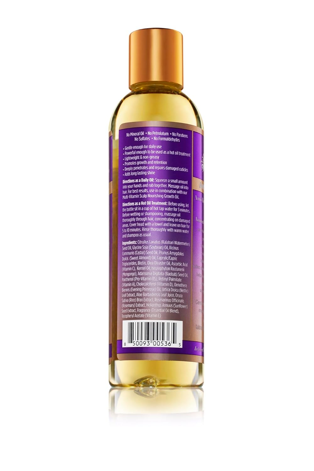 The Mane Choice Ancient Egyptian Anti-Breakage Hair Oil, 8 Oz, Lightweight Natural Hair Oil, Strengthens & Protects With Biotin & Vitamins - Paraben & Sulfate Free