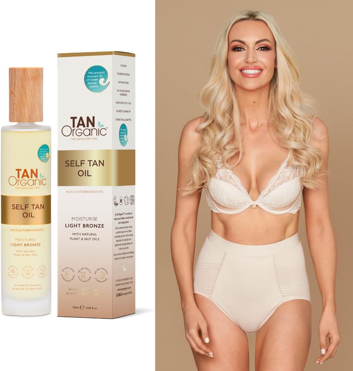 TanOrganic Self Tanning Oil Fake Tan Certified Organic Natural Vegan 100ml : Amazon.co.uk: Beauty