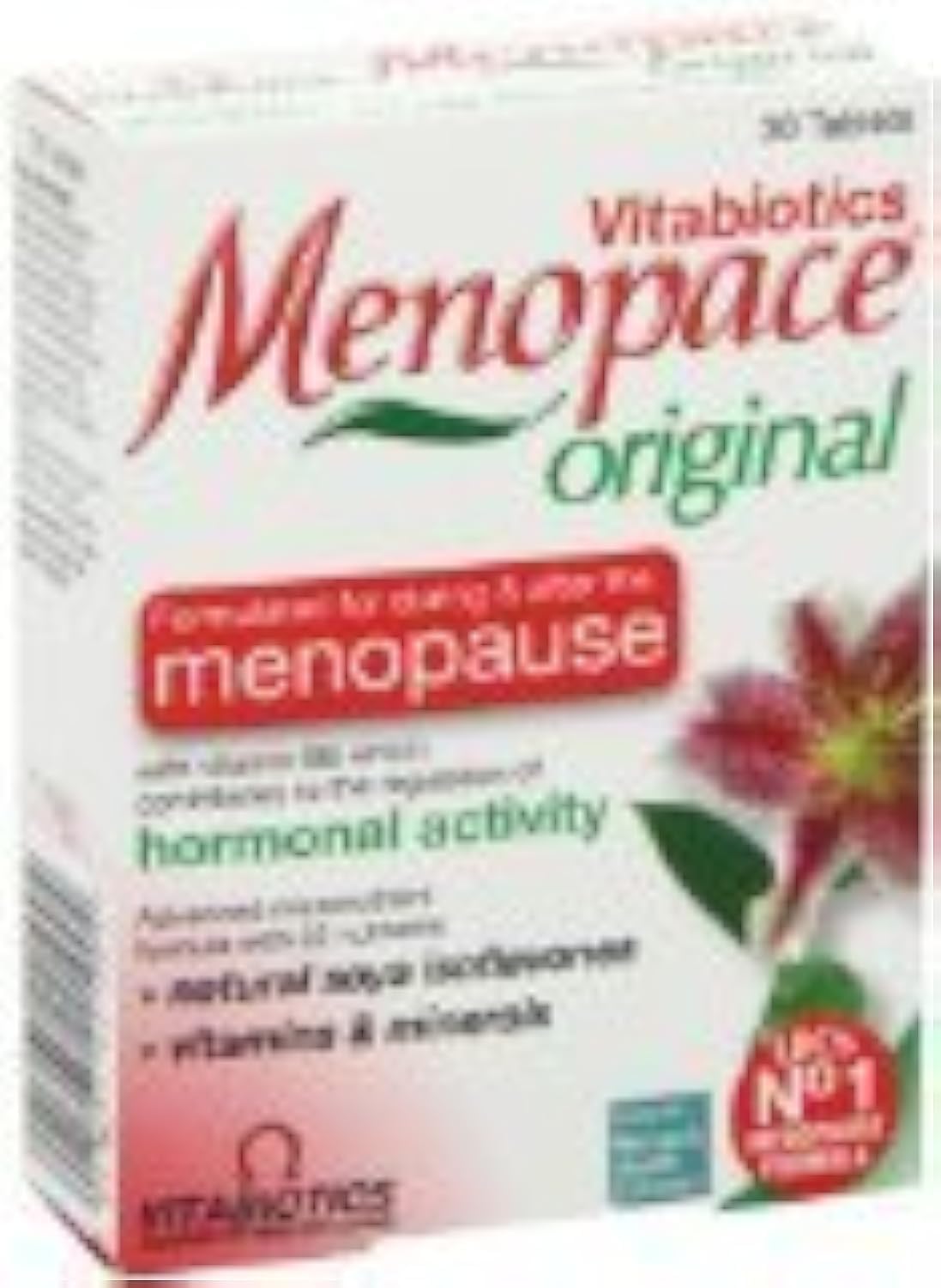 Menopace Vitabiotics - 30 Tablets : Health & Household