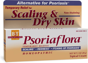 Nature's Way Boericke & Tafel Psoriaflora Topical Cream, Dry Skin Relief??, Reduces Redness & Itching??, Psoriasis Treatment??, 1 Oz