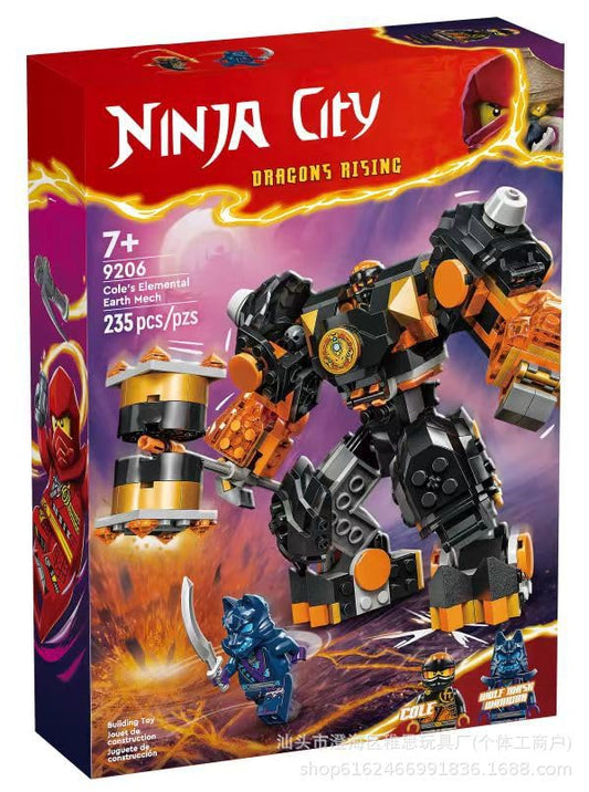 INFINIBYTE ninjago Kai's Fire Element Mecha Building Blocks – Educational Assembly Toy for Boys | Action Figure Construction Set