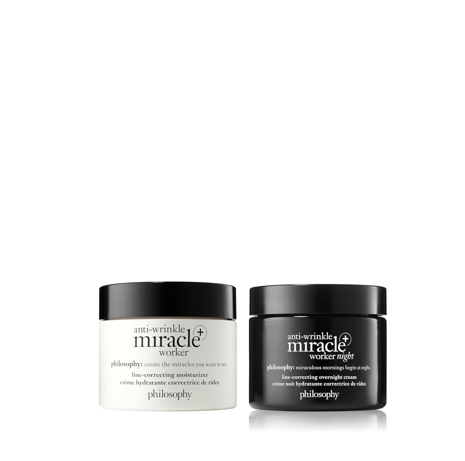 philosophy anti-wrinkle miracle worker moisturize day & night cream