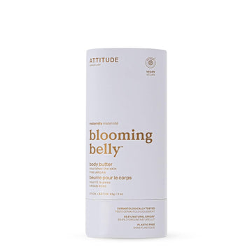 Attitude Pregnancy Nourishing Body Cream, Ewg Verified, Dermatologically Tested, Plant And Mineral-Based, Vegan Maternity Products, Argan Oil, 8 Fl Oz
