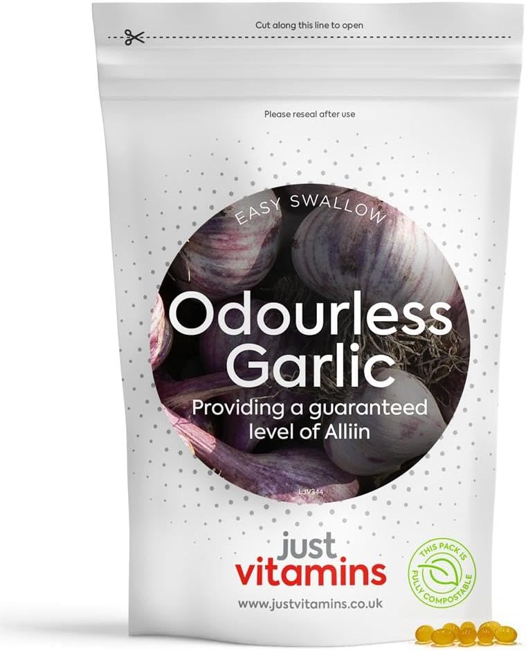 Just Vitamins Odourless Garlic 200Mg 180 Capsules