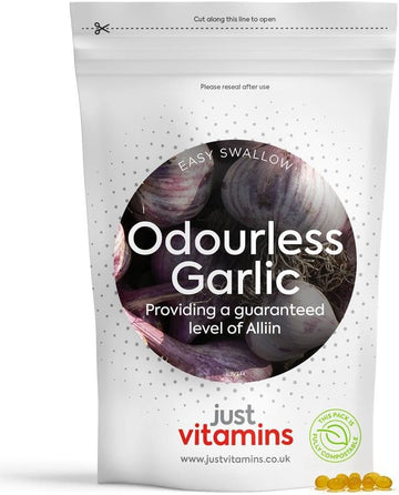 Just Vitamins Odourless Garlic 200Mg 180 Capsules