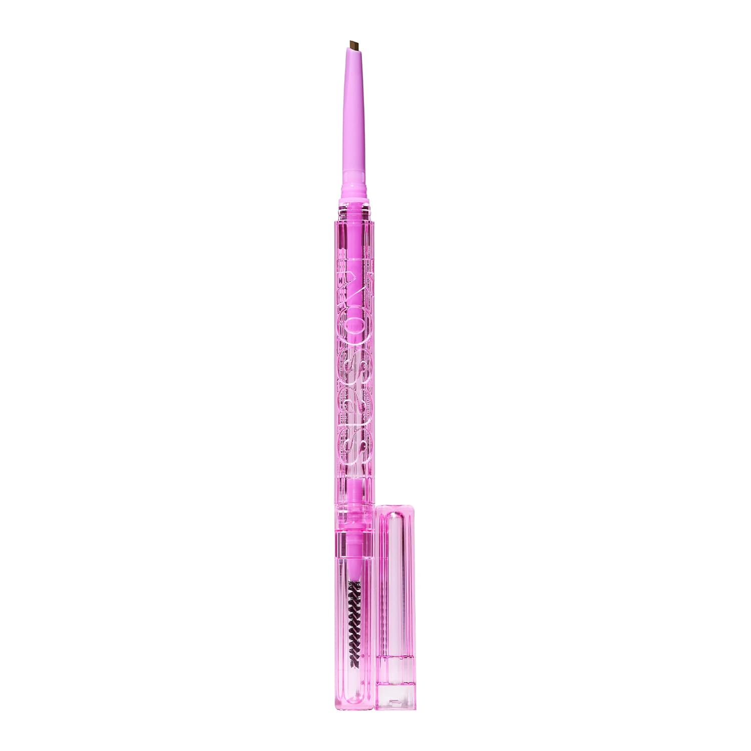 Kosas Brow Pop - Longwear Eyebrow Makeup, Dual-Sided Defining Pencil With Castor Oil For Soft, Natural Look Of Real Hair - Black