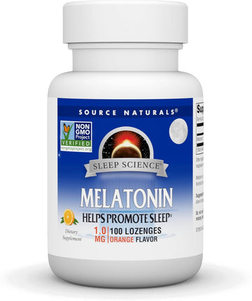 Source Naturals Melatonin 1 Mg - 100 Orange Flavored Lozenges