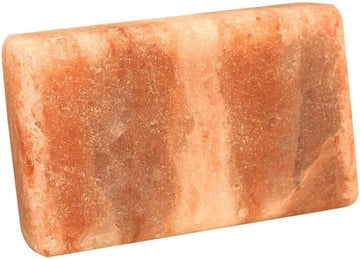Himalayan Crystal Rock Salt | Bar Block Shape | Soap Bar / Deodorant / Hot Massage Stone (Bar X 2)
