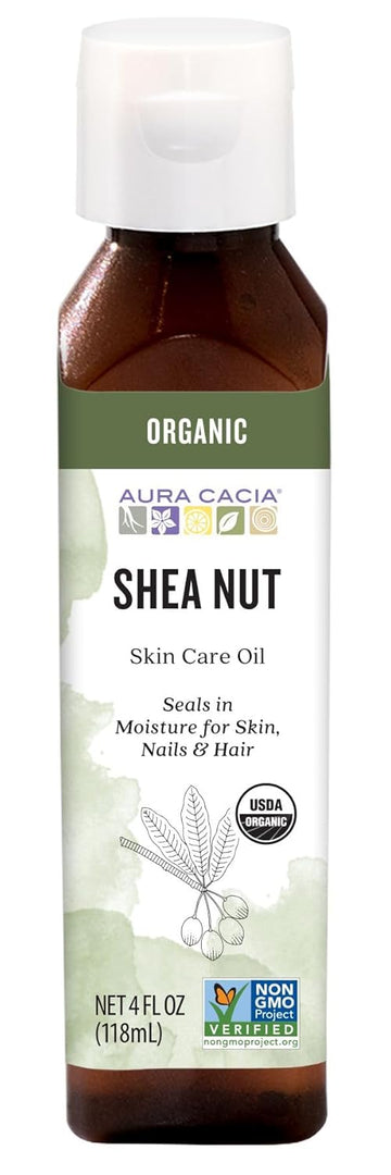 Aura Cacia Organic Hydrating Hemp Seed Skin Care Oil | 4 Fl Oz