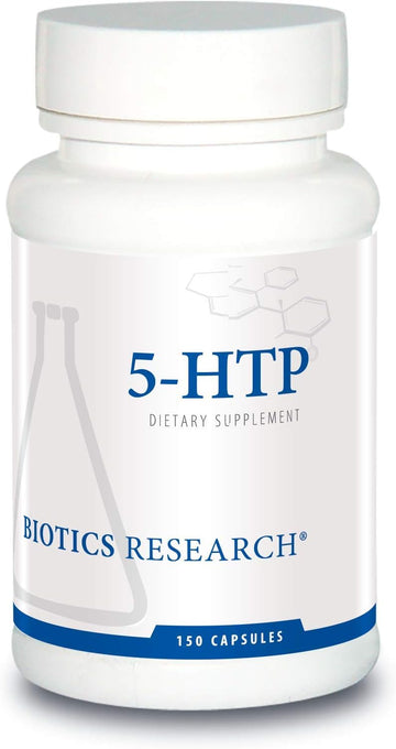 Biotics Research 5Htp 50Mg 5Htp Brain Health Promotes Calm Relaxed Mood Overall Sense Of Well Being. Serotonin Production. 150 Capsules