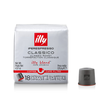 Illy Coffee, Iper Coffee Capsule, Medium Roast Drip Pod, 100% Arabica Bean Signature Italian Blend, Premium Gourmet Roast Brewed, Compatible With Multi Beverage Illy Iperespresso Machines (18 Ct)