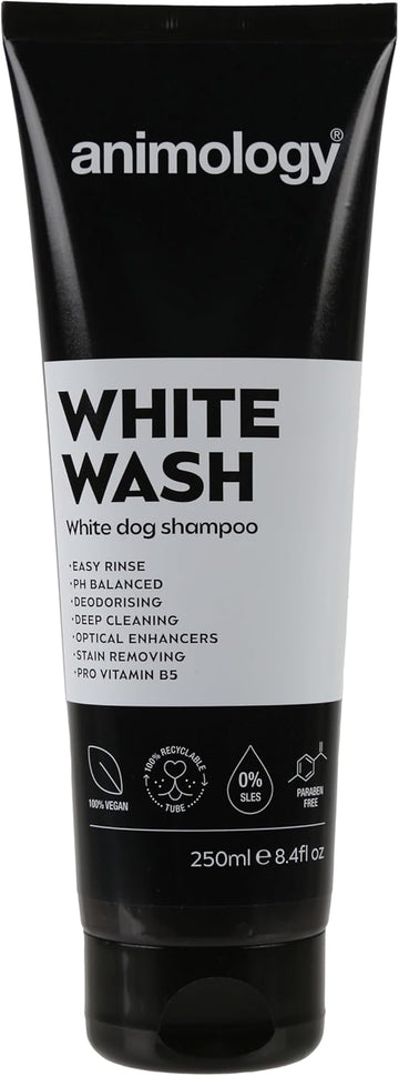 Animology White Wash White Dog Shampoo, 250Ml (Pack Of 2)