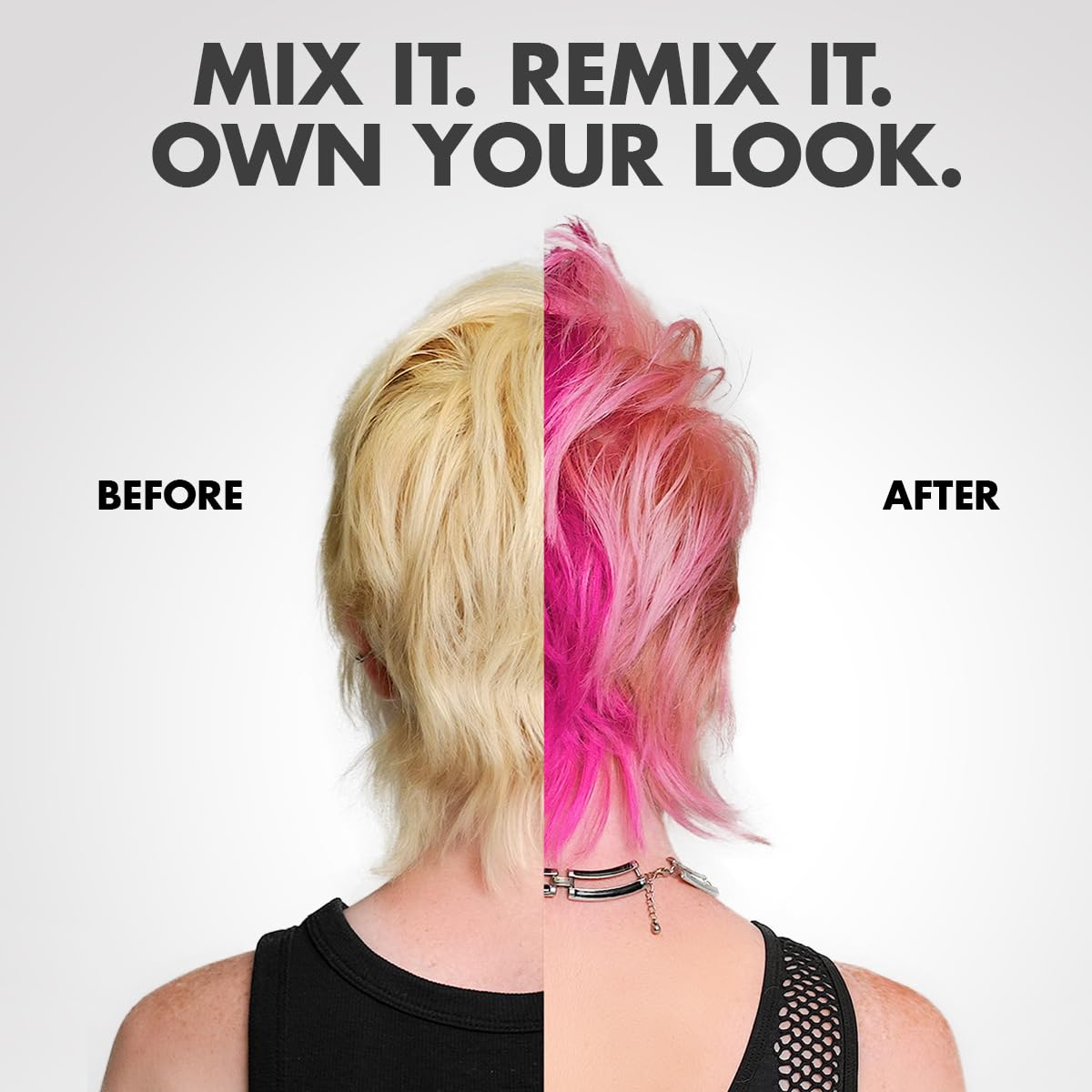 Got2b Color Remix, Customizable Semi-Permanent Hair Color, 093 Shocking Pink : Beauty & Personal Care