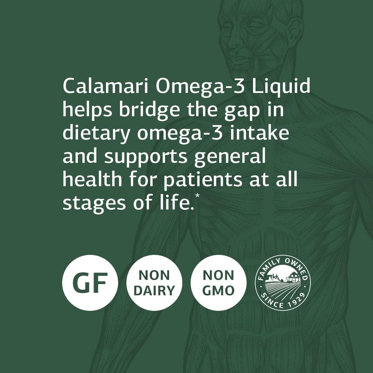 Standard Process Calamari Omega-3 Liquid - Emotional Support, Heart He