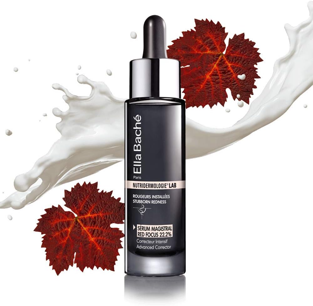 Magistral Serum Red Focus 22.2% | Anti-Redness Facial Serum | Visibly Corrects The Redness From 28 Days Thanks To Its Probiotic Formula Enriched With Red Vine Polyphenols | Made In France | 30 Ml