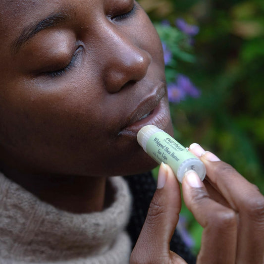 Evanhealy Whipped Shea Butter For Lips | Organic Red Raspberry Seed Oil, Beeswax, & Argan Oil | Moisturizing Lip Balm Chapstick
