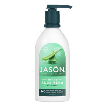 Jason Aloe Vera Soothing Body Wash, For A Gentle Feeling Clean, 30 Fluid Ounces