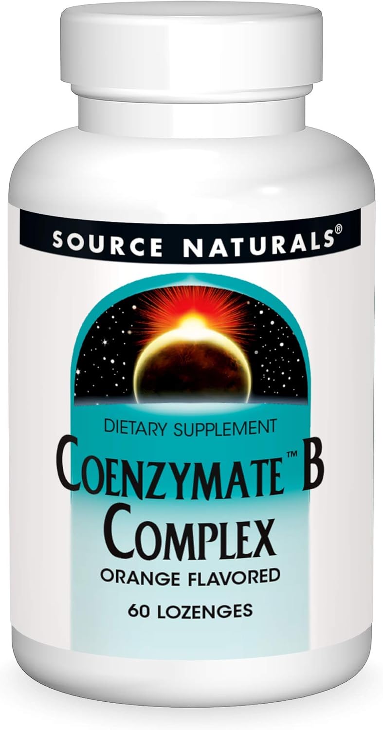 Source Naturals Coenzymate B Complex - Orange Avor That Melts In Mouth - B Vitamins - 60 Lenges