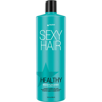 Sexyhair Healthy Moisturizing Shampoo, 33.8 Oz | Moisture, Slip, Detangling, And Shine | Sls And Sles Sulfate Free | All Hair Types