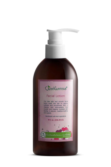 Just Nutritive Facial Lotion | Best Facial Lotion For All Skin Types | Skin Loving Ingredients | Face Moisturizer | Gentle Formula | Rich With Natural Ingredients 8 Fl Oz : Facial Moisturizers : Beauty & Personal Care