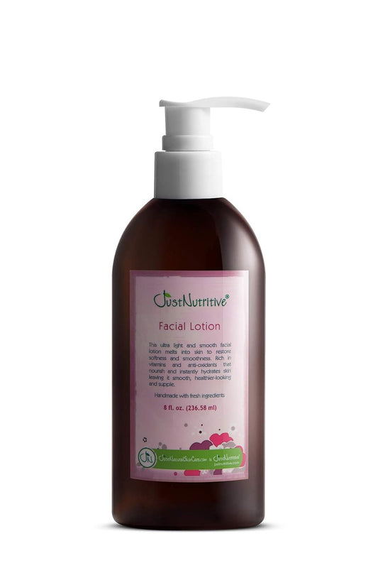 Just Nutritive Facial Lotion | Best Facial Lotion For All Skin Types | Skin Loving Ingredients | Face Moisturizer | Gentle Formula | Rich With Natural Ingredients 8 Fl Oz : Facial Moisturizers : Beauty & Personal Care