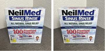 Neilmed Sinus Rinse All Natural Relief Premixed Refill Packets 100 Count (Pack Of 2)