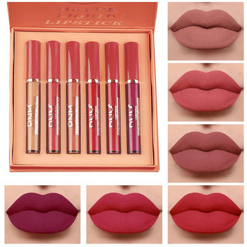 Evpct 1Pcs Brick Red Liquid Matte Lipstick Lipgloss Set For Women, Labiales Mate 24 Horas Originales Matte Larga Duracion 24 Hour Lipstick Lip Stains Long Lasting Waterproof 24, 15